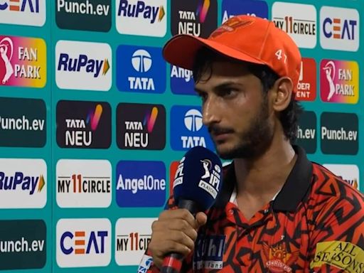 Shahbaz Ahmed refuses to celebrate POTM award and SRH's win against RR, says ‘will save it for IPL final against KKR'