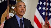 Barack Obama receives impromptu serenade by all-female choir on balcony in Denmark