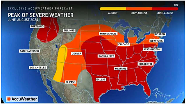 Long-Range Summer Outlook For Severe Weather, Temps Released: Here's What To Expect