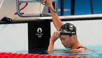 Canada’s Maggie Mac Neil falls short of Olympic butterfly gold repeat