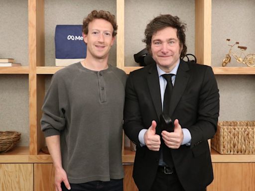 Milei se reúne con Mark Zuckerberg, CEO de Meta, para cerrar su gira en EE.UU.