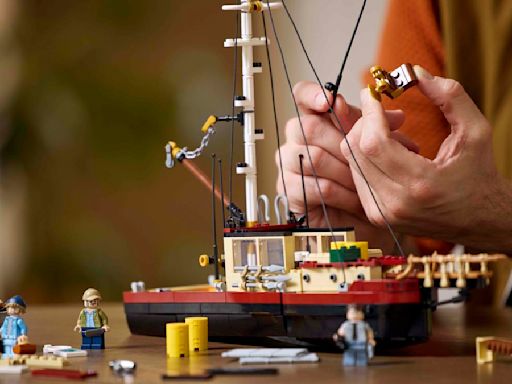 Jaws is finally getting the Lego treatment with a brick-built boat and shark