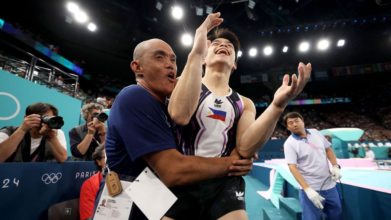 Carlos Yulo wins second gold medal at the Paris Olympics