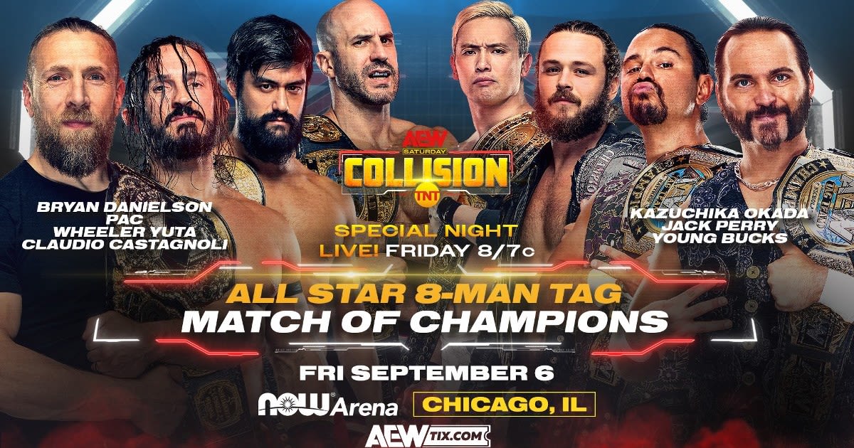 AEW Collision Results (9/6/24): All-Star Eight-Man Tag, Orange Cassidy, More