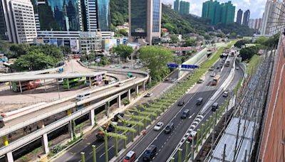 大埔公路南行三線日前開通 繁忙時段行車時間減三分二