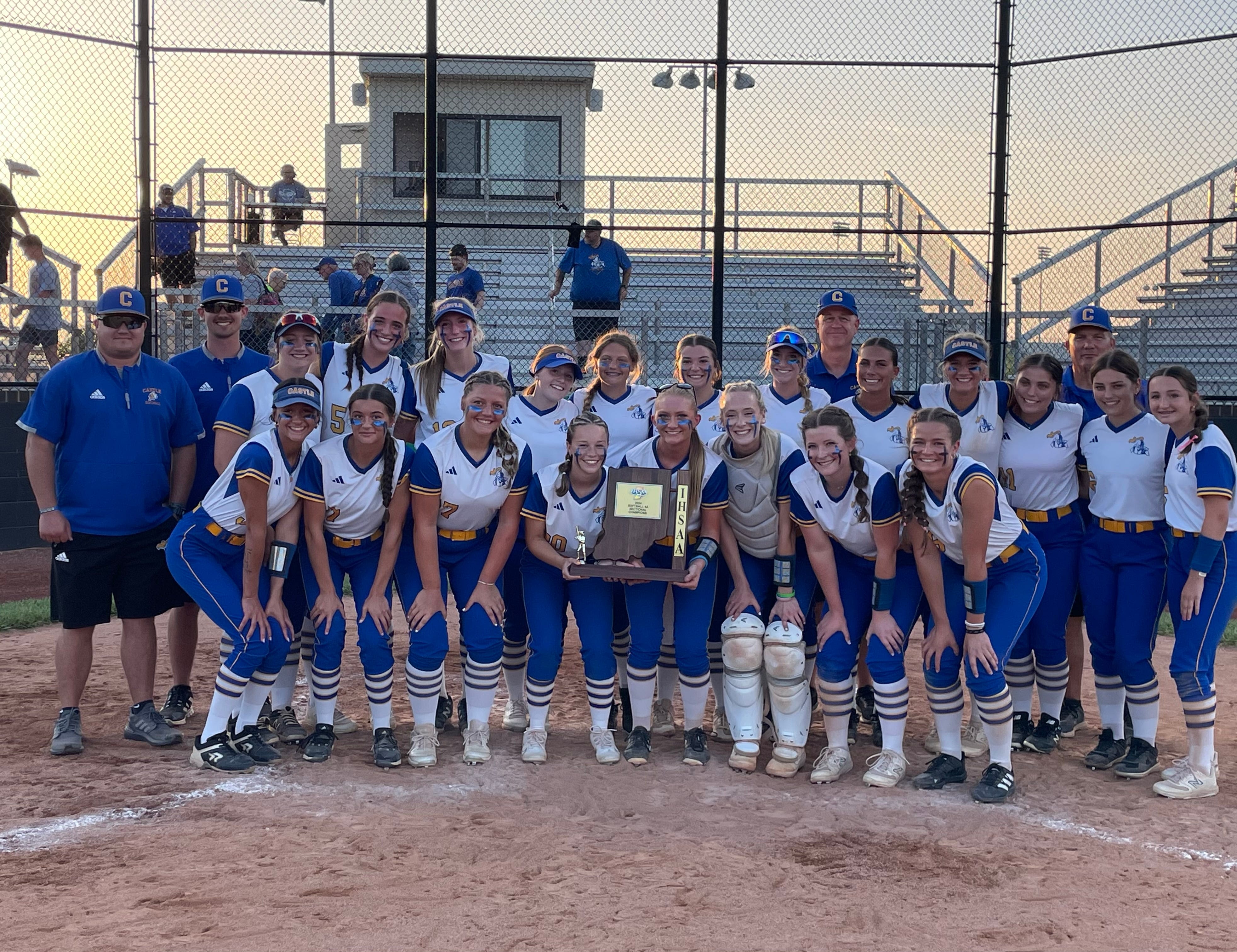 Castle softball showed why it's ranked No. 1 with dominant sectional championship victory