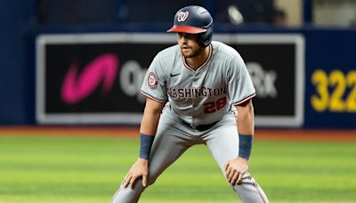 Nationals Trade Lane Thomas to Guardians for Three Prospects