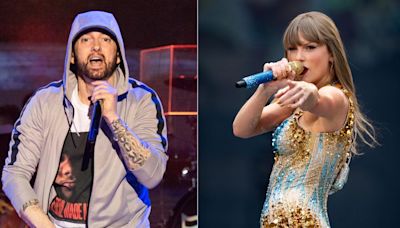 Eminem brings Taylor Swift's historic reign at No. 1 to an end, Stevie Wonder's record stays intact