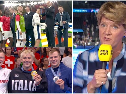 England players criticised by BBC presenter for what they did with medals after Euro 2024 final