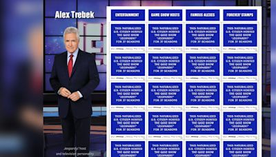 Alex Trebek honored with Forever stamp