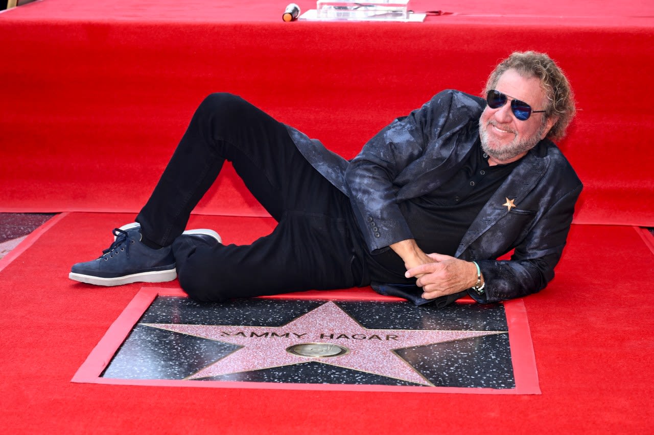 Sammy Hagar receives star on the Hollywood Walk of Fame