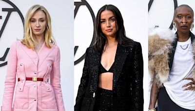 ...Vuitton Hosts Star-Studded Fashion Show at Barcelona’s Iconic Park Guell with Sophie Turner, Ana de Armas, Cynthia Erivo...