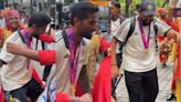 ...Suryakumar Yadavs Epic Dance Moves To Dhol Beats Celebrate Indias World Cup Victory; Fans Go Berserk - WATCH