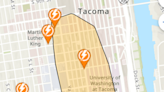 Downtown Tacoma goes dark as power outage affects 1,400 customers