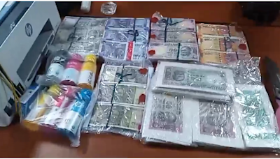 MP: Two Arrested With Large Haul Of Fake Currency Notes, Printers & More Material In Gwalior