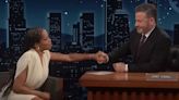 Jimmy Kimmel gets choked up with Regina King in first interview together since her son's death