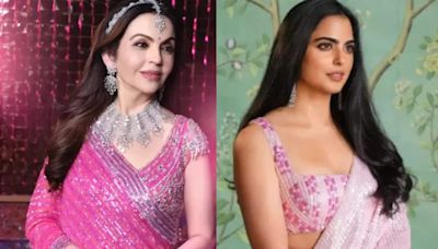 Nita Ambani flaunts daughter Isha's heart-shaped diamond ring at Anant-Radhika's Sangeet | The Times of India