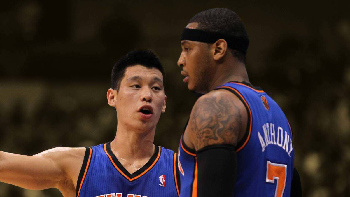 Carmelo Anthony claims Linsanity was a $100 million business, but Jeremy Lin wasn't up to it: "Bring your parents here and let us talk to them"