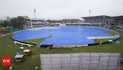 India vs Bangladesh: Rain prevents play in first session on Day 2 of 2nd Test | Cricket News - Times of India