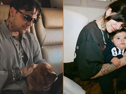 Christian Nodal EXPLOTA contra fan que lo criticó por pasar más tiempo con su perro que con su hija Inti