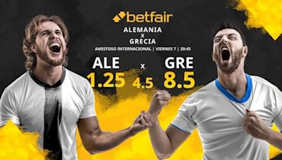 Alemania vs. Grecia: horario, TV, estadísticas, clasificación y pronósticos