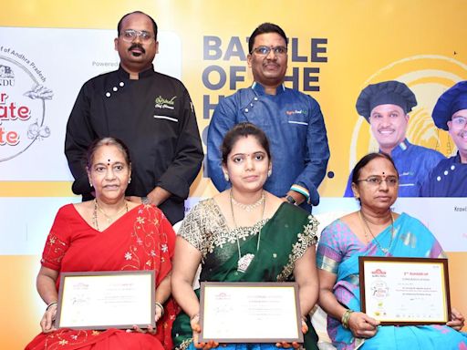 Nagalakshmi Parvathi wins the Guntur round of The Hindu ‘Our State Our Taste’ cookery contest; event in Vijayawada on June 30