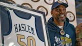 Heat coaches, players show support as Miami High retires Udonis Haslem’s high school jersey