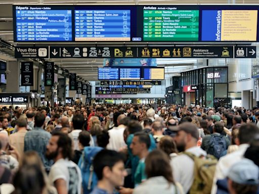 France suffers second day of sabotage train delays