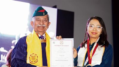 493 conferred degrees at first convocation of Ladakh varsity