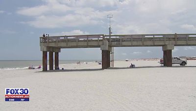 St. Augustine Beach ocean pier no longer reaches ocean after beach renourishment