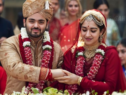 Digital creator shares AI-generated vision of Anant Ambani-Radhika Merchant wedding in a middle-class setup