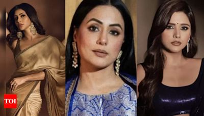 Hina Khan diagnosed with stage 3 of breast cancer: Mouni Roy, Ekta Kapoor, Dalljiet Kaur and others wish her best ahead of her first chemo session - Times of India