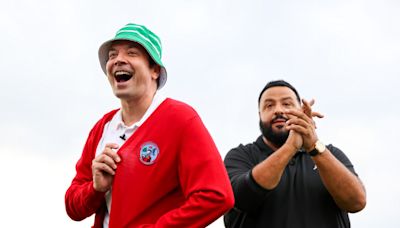 Jimmy Fallon Tees Off With Special Guest at 'Cardigan Classic'