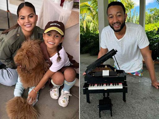 Chrissy Teigen Shares Family Lego Projects from Mexico Vacation — Including a Mini Piano for John Legend