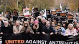 Antisemitic hate crimes in London treble in year, data shows