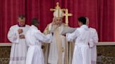 Pope slams treatment of migrants as 2 Italians become saints