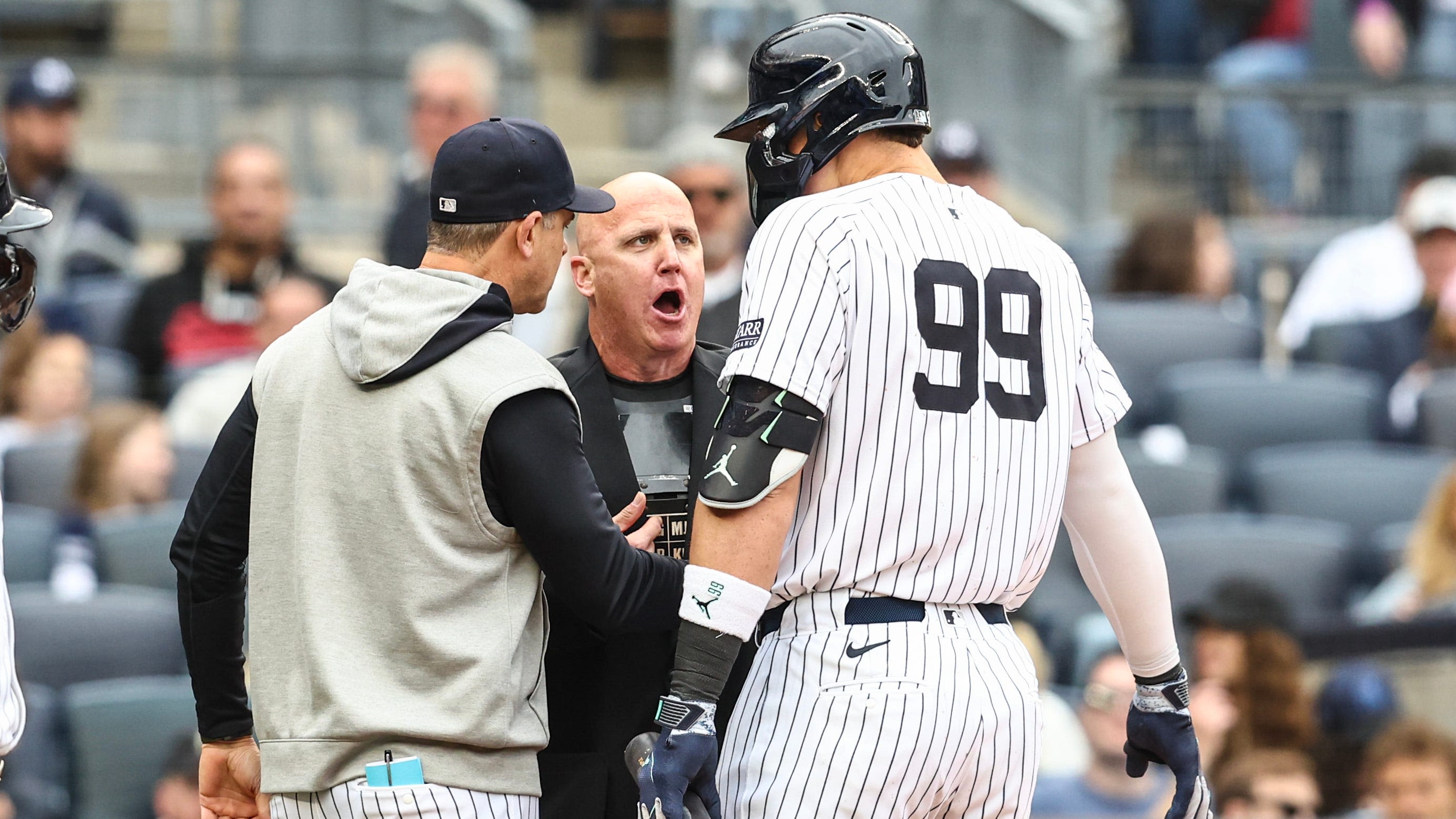 Yankees star Aaron Judge got ejected for the first time in his career