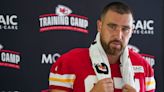 Chiefs star Travis Kelce hyperextends knee, leaving status for opener vs. Lions uncertain