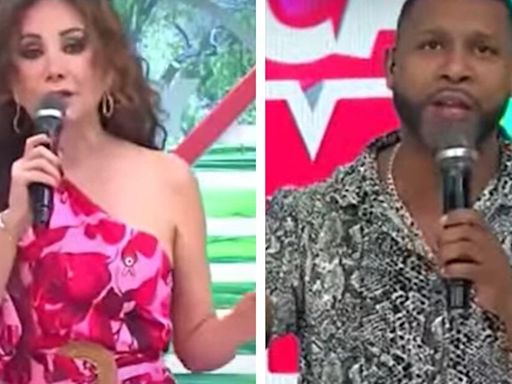 Janet Barboza le reclama en vivo a Edson Dávila por no ir a su cumpleaños: "Se le subieron los humos"