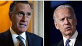 Sen. Mitt Romney urged Joe Biden to run for president against Donald Trump, book says