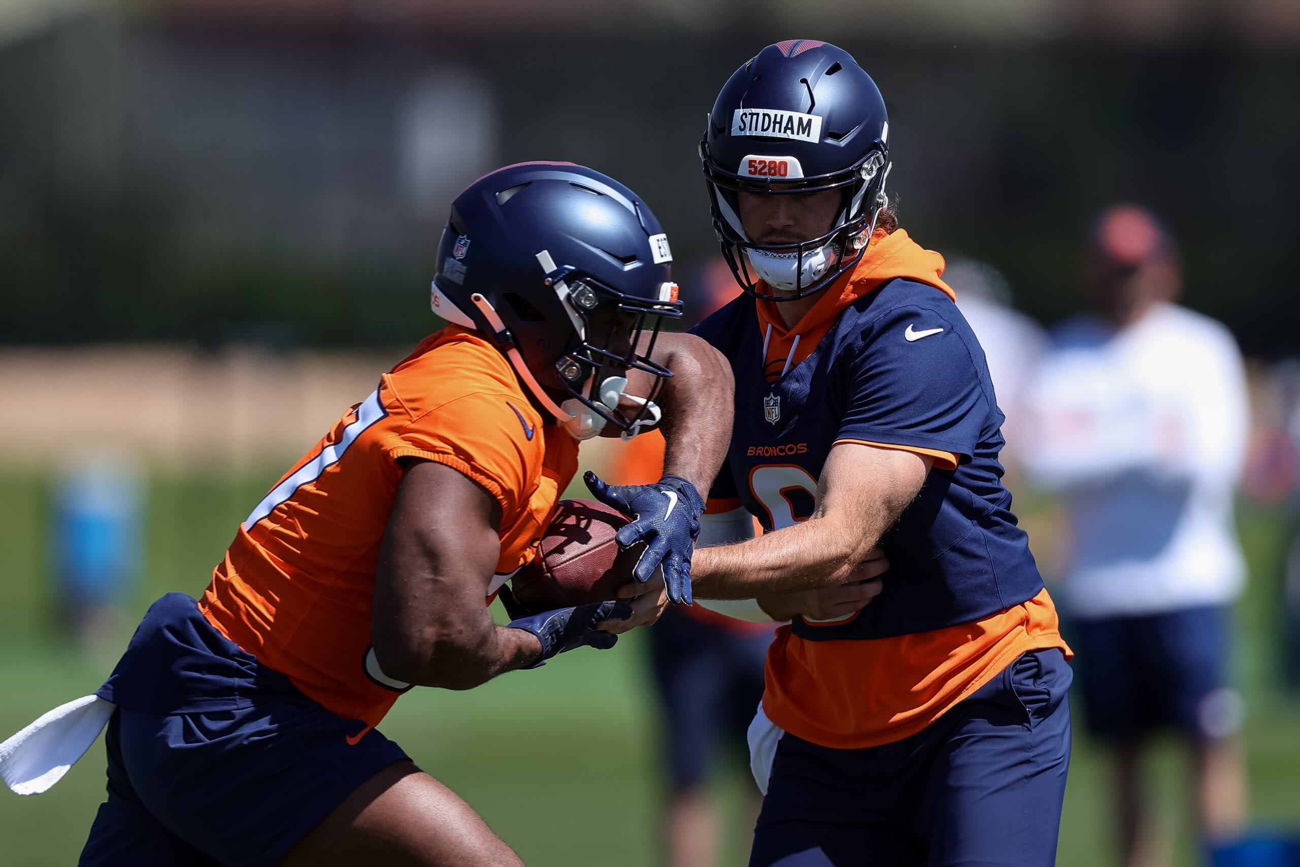 Broncos’ RB competition will sort itself out when the pads come on