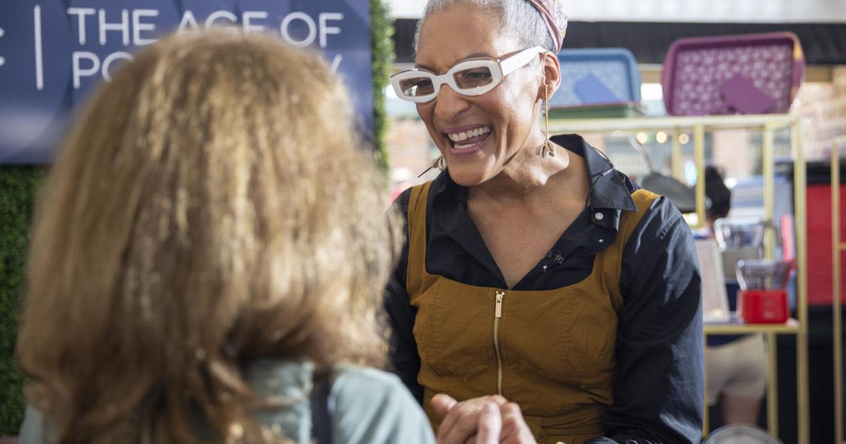 Celebrity chef Carla Hall has a new cookware line. Why did she celebrate its launch in Charleston?