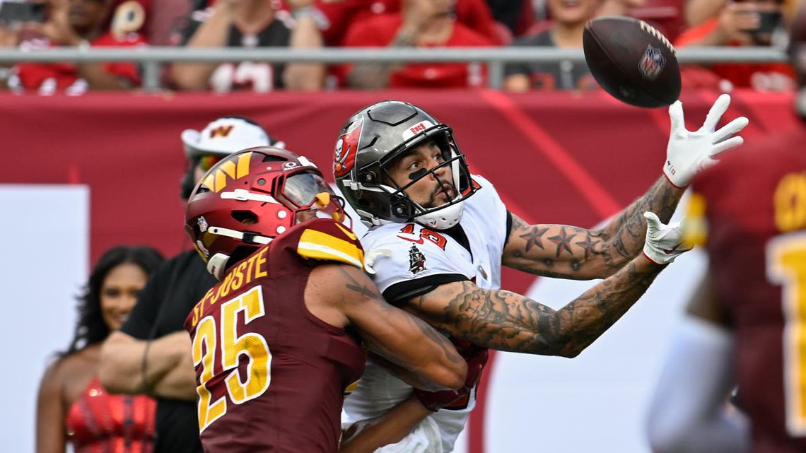 Baker Mayfield and Buccaneers rout Commanders 37-20 to spoil Jayden Daniels' debut