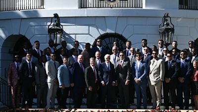 Kansas City Chiefs Celebrate Super Bowl Win at White House