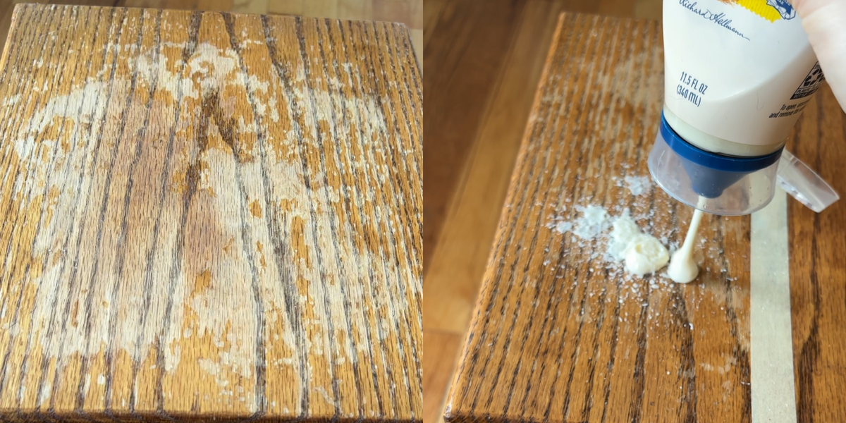 Should We Be Using Mayo To Fix Water Rings On Wood?