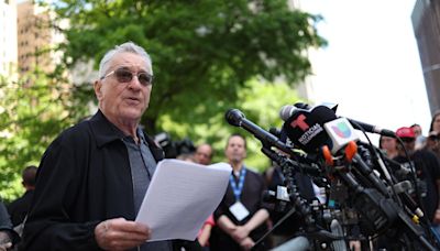 Robert De Niro has award withdrawn after calling Donald Trump 'monster' outside trial
