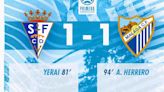 El guardameta Alfonso Herrero sella la fase de ascenso en el descuento ante un buen San Fernando (1-1)