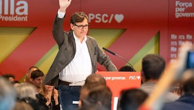 El PSC obtendría la victoria con un 33,2% de los votos frente a Junts y ERC que empatan con un 18%, según el CIS