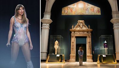 Taylor Swift memorabilia, including costumes and guitars, goes on display at London's V&A Museum