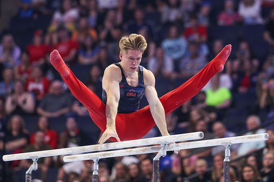 Shane Wiskus in third at U.S. Gymnastics Olympic Trials